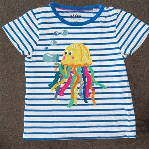 Mini Boden Jelly Fish Tee Size 5-6